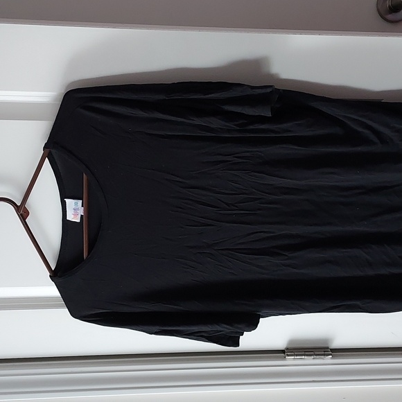 LuLaRoe Black Boxy Relaxed T-Shirt Xxs - Picture 2 of 10